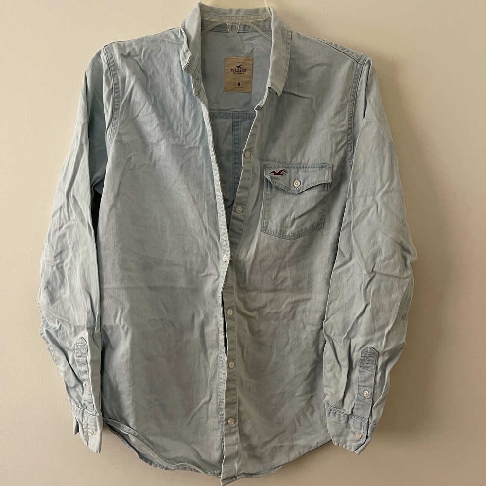Hollister Lightweight Denim Button up